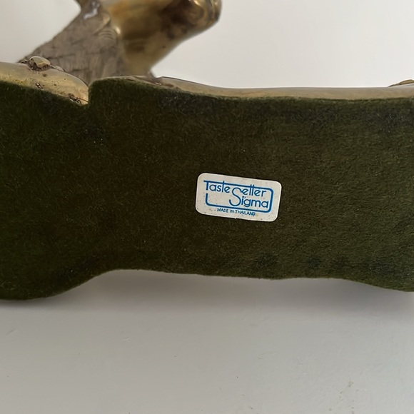 Sigma Taste Seller Deer Gazelle Statue Figure Brass - Picture 8 of 11